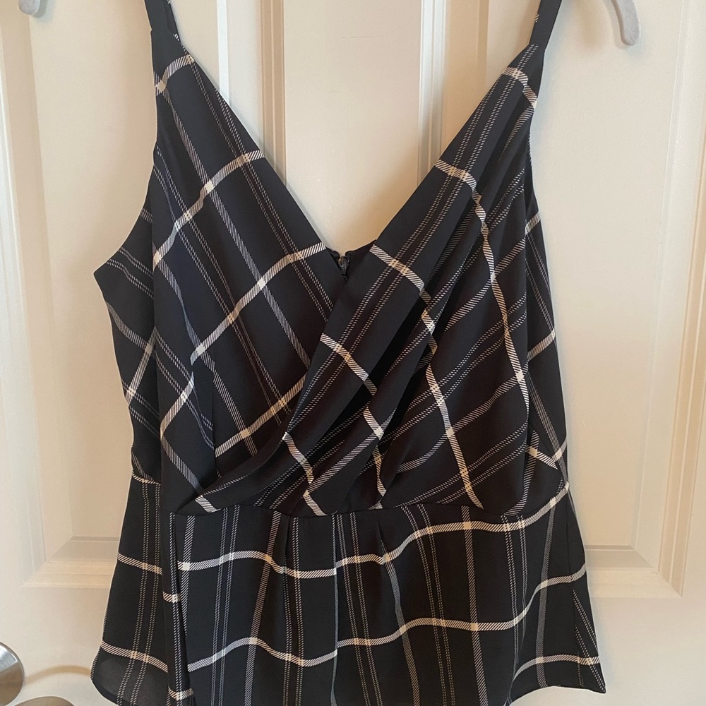 Cabi 3986 Check Crossover Cami